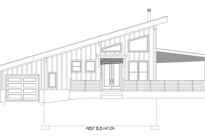 Home Plan - Exterior - Front Elevation 3 for Southern House Plan #932-829 - 2 bed, 2.5 bath
