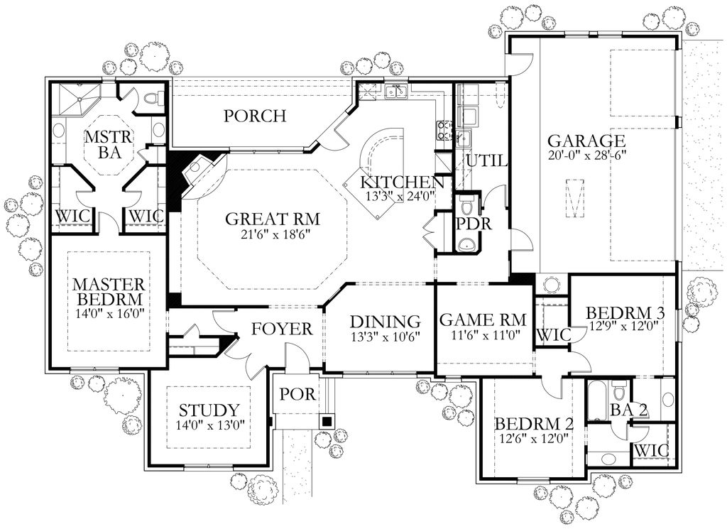 European Style House Plan - 3 Beds 2.5 Baths 2494 Sq/Ft Plan #80-162 ...