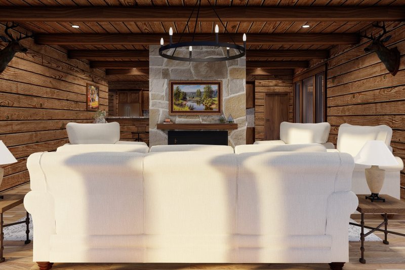 Dream House Plan - Interior - Family Room for Country House Plan #923-385 - 2 bed, 2 bath