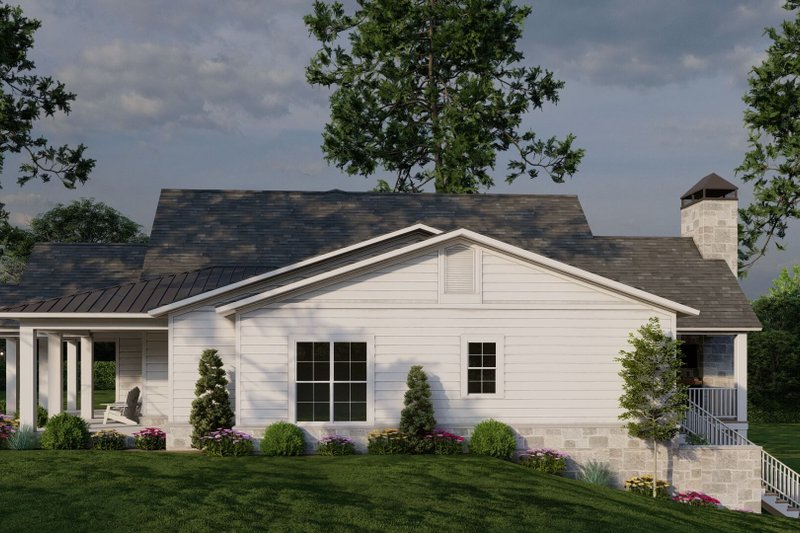 Dream House Plan - Exterior - Other Elevation 4 for Farmhouse House Plan #923-371 - 4 bed, 2.5 bath