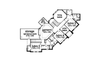European Style House Plan - 5 Beds 4 Baths 4233 Sq/Ft Plan #84-429 
