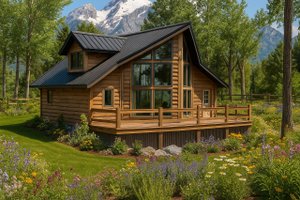 Contemporary Exterior - Front Elevation Plan #124-439