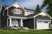 Bungalow Style House Plan - 3 Beds 3.5 Baths 2132 Sq/Ft Plan #51-1381 