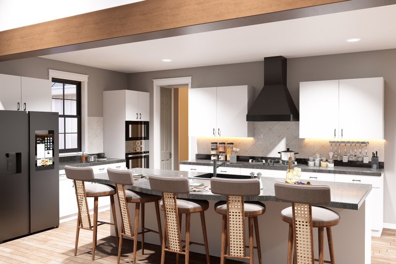 Home Plan - Interior - Kitchen 1 for Farmhouse House Plan #932-1317 - 3 bed, 2.5 bath