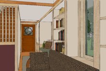 Craftsman Interior - Entry Plan #454-13