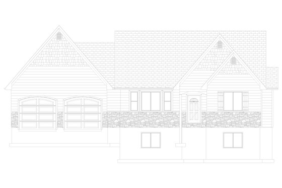 Exterior - Front Elevation 5 for Cottage House Plan #1060-64 - 2 bed, 2 bath