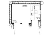 Tudor Style House Plan - 0 Beds 0 Baths 761 Sq/Ft Plan #72-242 