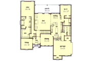 European Style House Plan - 4 Beds 3.5 Baths 3256 Sq/Ft Plan #16-229 