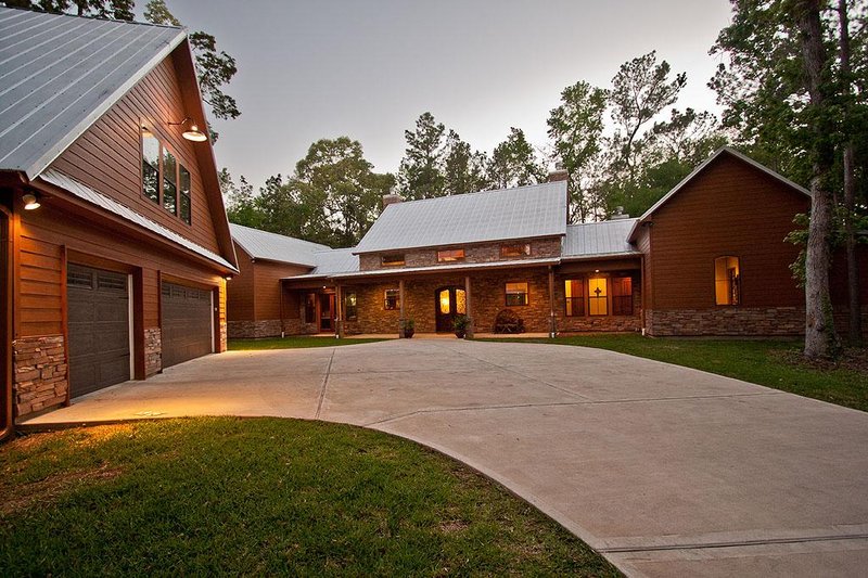 Architectural House Design - Modern design, Ranch style home, elevation photo