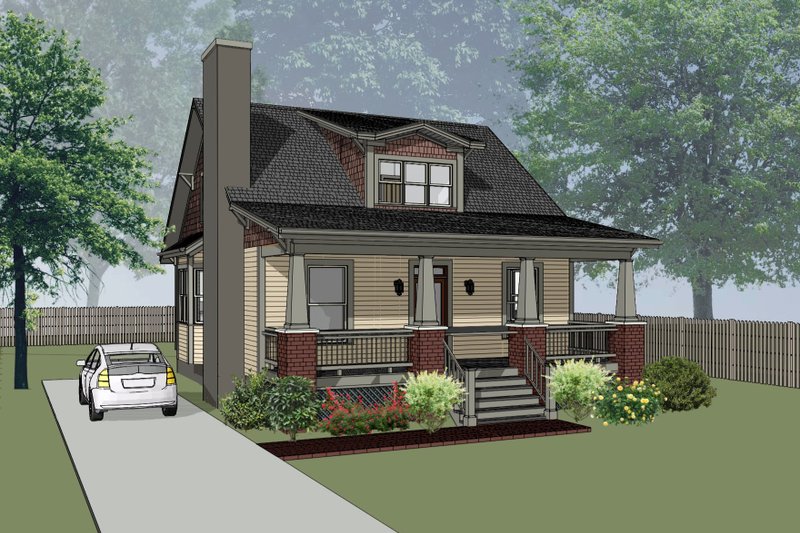 House Design - Farmhouse Exterior - Front Elevation Plan #79-339