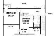 Bungalow Style House Plan - 3 Beds 2.5 Baths 1882 Sq/Ft Plan #44-197 