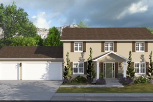 Traditional Exterior - Front Elevation Plan #1060-206