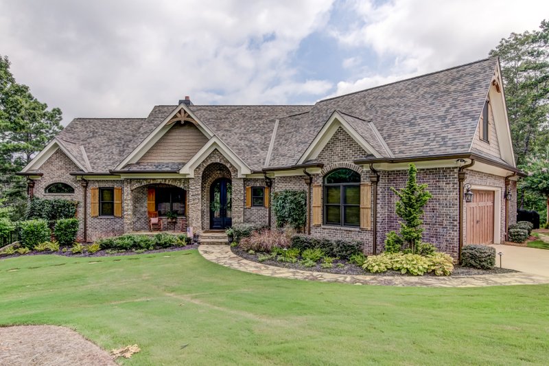 Home Plan - Craftsman Exterior - Front Elevation Plan #54-491