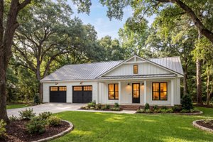 Exterior - Front Elevation 6 for Barndominium House Plan #430-419 - 2 bed, 2 bath