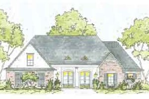 Home Plan - European Exterior - Front Elevation Plan #36-444