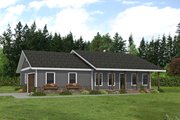 Bungalow Style House Plan - 3 Beds 2 Baths 1531 Sq/Ft Plan #117-802 
