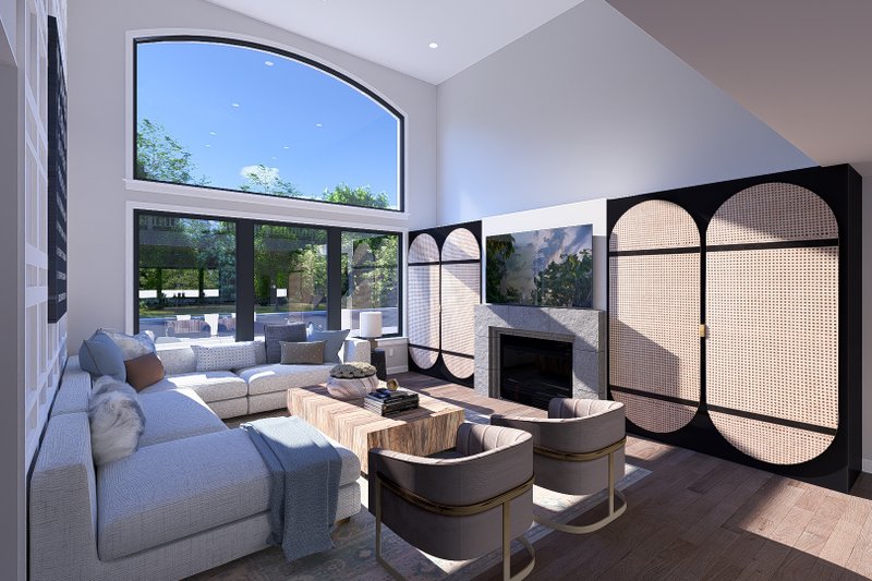 Dream House Plan - Interior - Family Room for Traditional House Plan #1060-427 - 4 bed, 2.5 bath