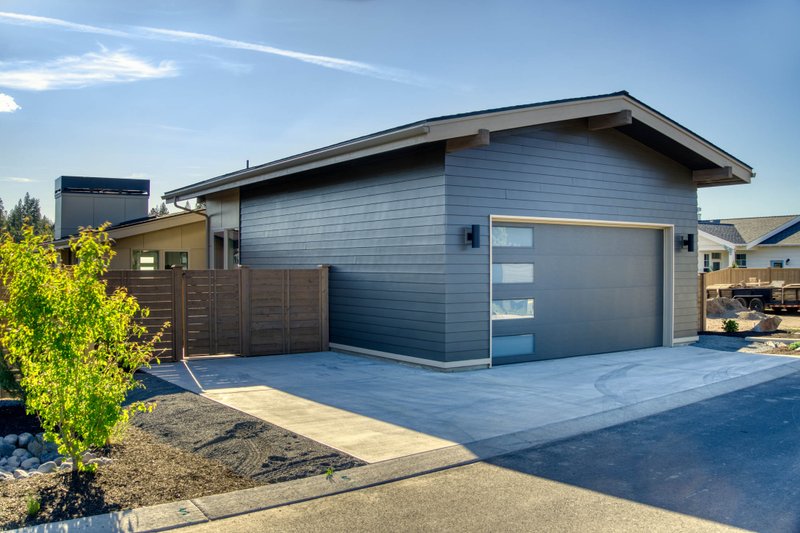 Architectural House Design - Exterior - Rear Elevation for Modern House Plan #895-110 - 3 bed, 2 bath