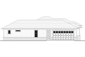 Exterior - Other Elevation 1 for Ranch House Plan #430-211 - 3 bed, 2.5 bath
