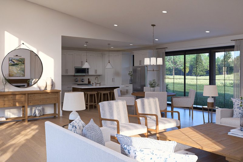 House Blueprint - Interior - Other for Barndominium House Plan #455-769 - 3 bed, 2.5 bath
