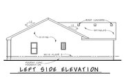 Traditional Style House Plan - 2 Beds 2 Baths 1268 Sq/Ft Plan #20-1768 Exterior 