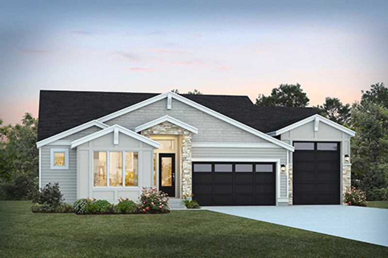 Home Plan - Traditional Exterior - Front Elevation Plan #569-80