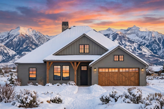 Exterior - Front Elevation 3 for Craftsman House Plan #1096-109 - 4 bed, 2 bath