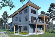Contemporary Style House Plan - 3 Beds 2.5 Baths 2176 Sq/Ft Plan #932-1334 