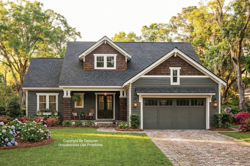 House Design - Exterior - Front Elevation 2 for Bungalow House Plan #51-1411 - 4 bed, 3.5 bath