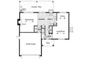 European Style House Plan - 4 Beds 2.5 Baths 2000 Sq/Ft Plan #417-179 