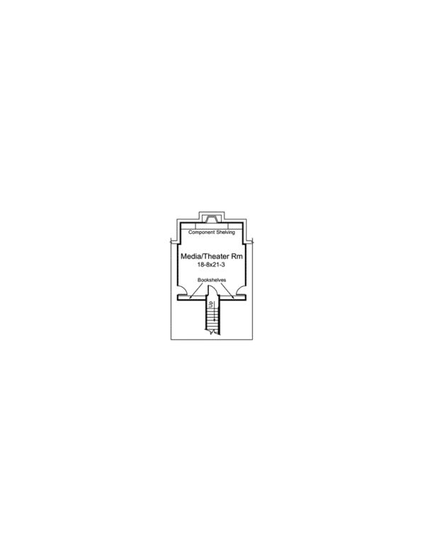 Home Plan - Country Floor Plan - Lower Floor Plan #57-606