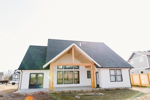 Exterior - Rear Elevation for Farmhouse House Plan #1070-164 - 4 bed, 2.5 bath