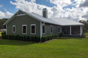 Exterior - Rear Elevation 3 for Ranch House Plan #1058-173 - 3 bed, 3 bath