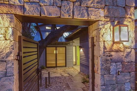 Exterior - Front Elevation 4 for Contemporary House Plan #935-7 - 4 bed, 3 bath