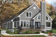 Contemporary Style House Plan - 3 Beds 2.5 Baths 2162 Sq/Ft Plan #23-613 