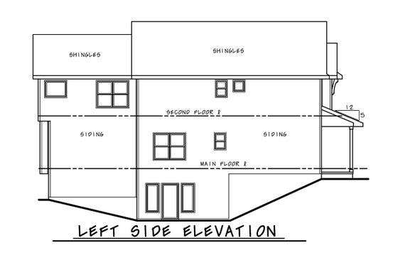 Exterior - Other Elevation for Farmhouse House Plan #20-2392 - 4 bed, 3.5 bath