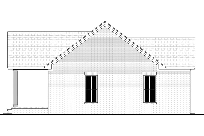 House Blueprint - Exterior - Other Elevation for Farmhouse House Plan #430-449 - 3 bed, 2 bath