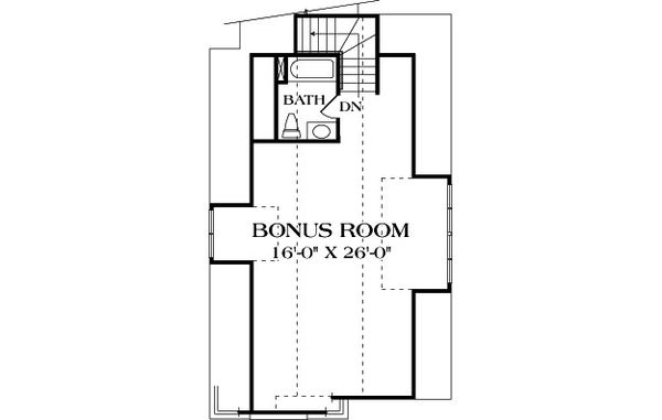 Craftsman Floor Plan - Other Floor Plan #453-22