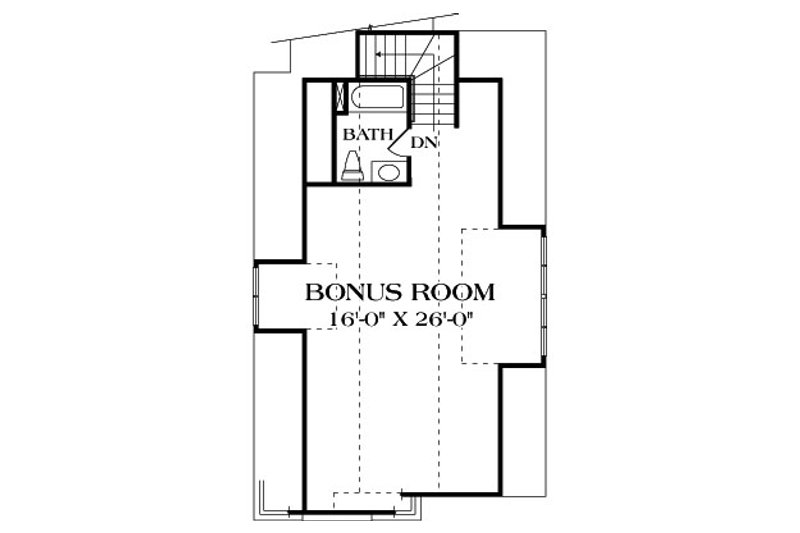 Home Plan - Floor Plan - Other Floor for Craftsman House Plan #453-22 - 4 bed, 4.5 bath