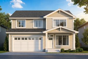 House Design - Exterior - Front Elevation for Craftsman House Plan #112-318 - 3 bed, 2.5 bath