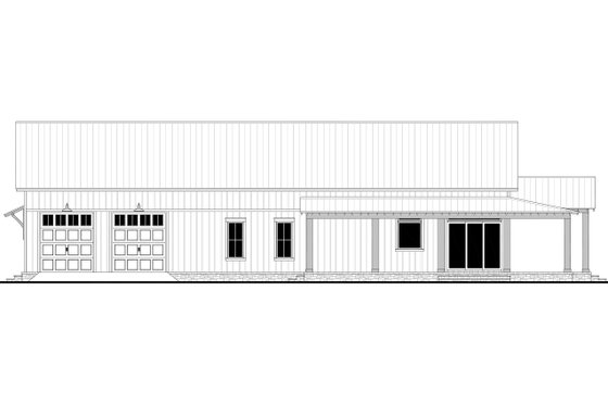 Exterior - Other Elevation for Barndominium House Plan #430-370 - 3 bed, 2 bath
