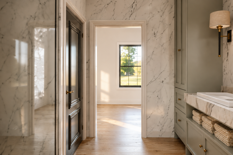 Architectural House Design - Interior - Master Bathroom for Modern House Plan #1064-472 - 1 bed, 1.5 bath