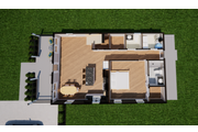 Country Style House Plan - 3 Beds 2.5 Baths 1969 Sq/Ft Plan #1116-25 Floor 