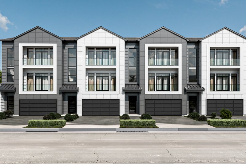 Architectural House Design - Modern Exterior - Front Elevation Plan #1112-12