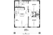 Craftsman Style House Plan - 2 Beds 1 Baths 689 Sq/Ft Plan #895-150 
