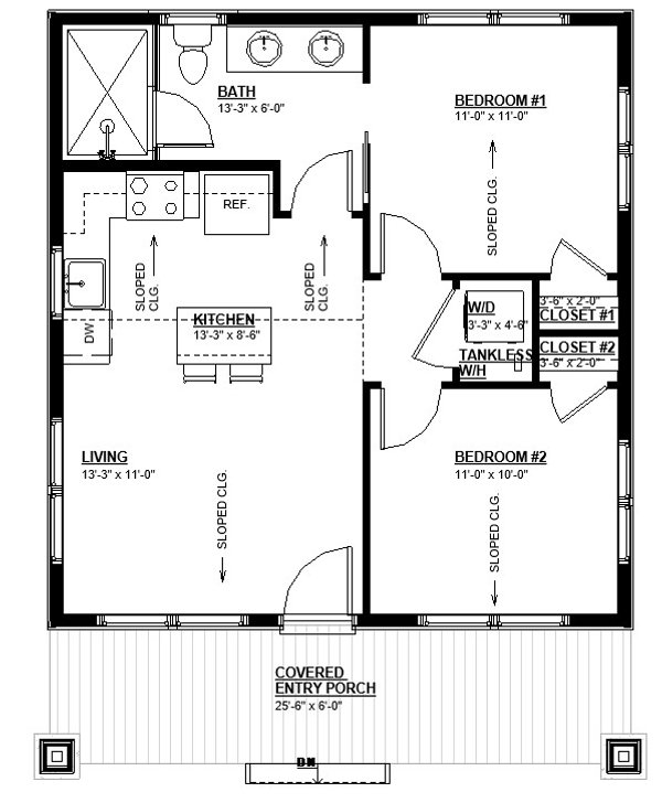 Home Plan - Craftsman Floor Plan - Main Floor Plan #895-150