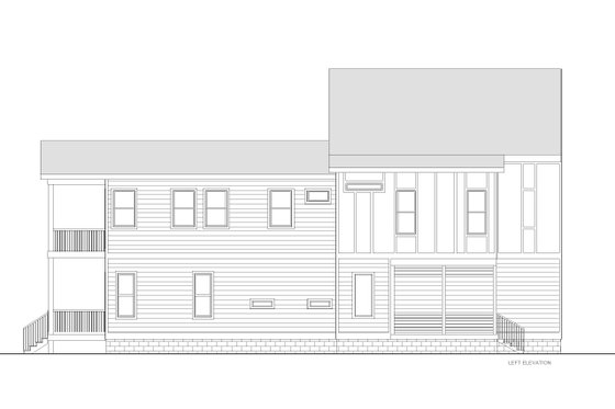 Exterior - Other Elevation for Bungalow House Plan #1085-3 - 3 bed, 2.5 bath