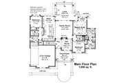 Craftsman Style House Plan - 3 Beds 3 Baths 1858 Sq/Ft Plan #51-523 