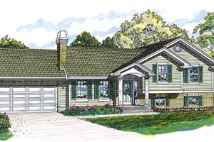Traditional Exterior - Front Elevation Plan #47-342