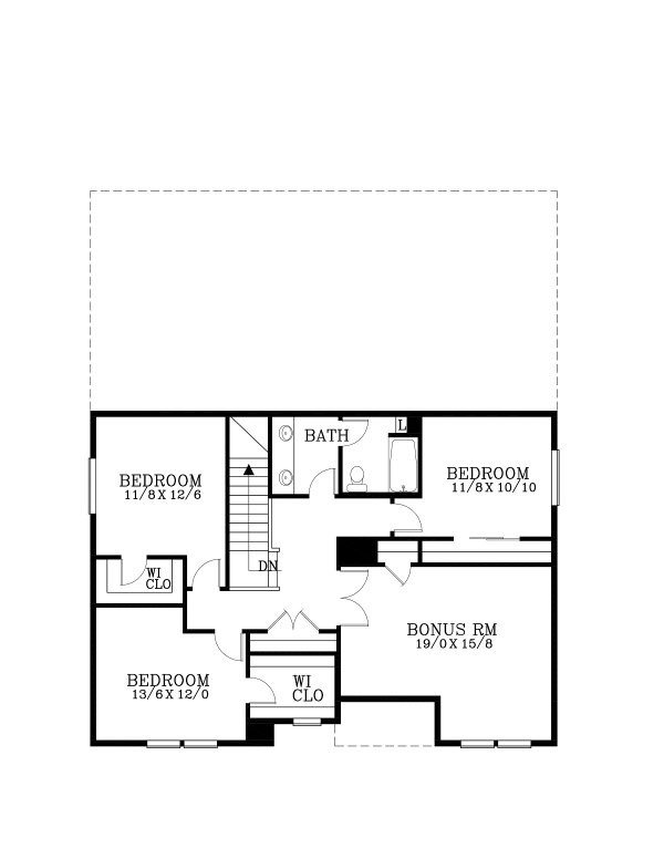 Dream House Plan - Craftsman Floor Plan - Upper Floor Plan #53-701